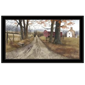 Trendy Decor 4U "The Road Home" Framed Wall Art, Modern Home Decor Framed Print for Living Room, Bedroom & Farmhouse Wall Decoration by Billy Jac